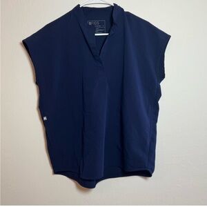 FIGS Rafaela Scrub Top Navy Blue Women’s Small